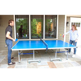 JOOLA RAPID PLAY INDOOR/OUTDOOR TABLE TENNIS TABLE WITH WEATHERPROOF NET SET