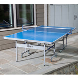JOOLA RAPID PLAY INDOOR/OUTDOOR TABLE TENNIS TABLE WITH WEATHERPROOF NET SET