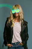 Double Color Glow LED Glasses