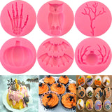Halloween Fondant Silicone Molds
