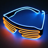 Double Color Glow LED Glasses