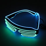 Double Color Glow LED Glasses