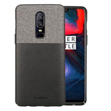 Stuffcool Eto Elegent & Stylish PU Leather Back Case Cover for OnePlus 6 - Black