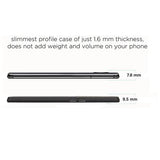 Stuffcool Eto Elegent & Stylish PU Leather Back Case Cover for OnePlus 6 - Black