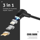 2.1A Magnetic Charging Cable For Hassle-Free Charging And Transfer