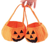 Halloween Foldable Candy Smile Pumpkin Bag