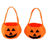 Halloween Foldable Candy Smile Pumpkin Bag