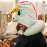 Unicorn Hoodie Neck Pillow
