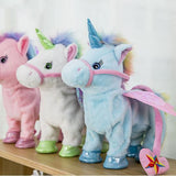 ELECTRIC WALKING TALKING UNICORN PLUSH TOY
