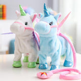 ELECTRIC WALKING TALKING UNICORN PLUSH TOY