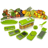 One Second Slicer - All in One Vegetable Slicer (10 Pcs Set)