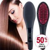 Hairbrush-Style Straightener
