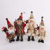 Christmas Santa Claus Doll Toy Christmas Tree Ornaments Decoration Exquisite For Home Xmas Happy New Year Gift