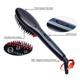 Hairbrush-Style Straightener