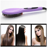 Hairbrush-Style Straightener