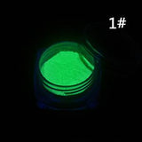 Neon Luminous Powder Nail Glitter