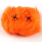 Halloween Scary Scene Props White Stretchy Cobweb Spider Web
