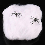 Halloween Scary Scene Props White Stretchy Cobweb Spider Web