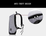 Unisex Backpack Anti Theft With USB Charging Laptop Business and Travel Bag