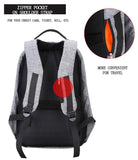 Unisex Backpack Anti Theft With USB Charging Laptop Business and Travel Bag