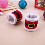 6Pcs/lot Santa Clothes Napkin Ring Holder Xmas Dinner Table Decoration for Home New Year Product Christmas Decor Tableware