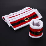 6Pcs/lot Santa Clothes Napkin Ring Holder Xmas Dinner Table Decoration for Home New Year Product Christmas Decor Tableware