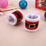 6Pcs/lot Santa Clothes Napkin Ring Holder Xmas Dinner Table Decoration for Home New Year Product Christmas Decor Tableware
