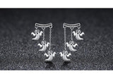 GHOST 925 STERLING SILVER EARRINGS FOR HALLOWEEN