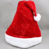 High Quality Plush Christmas Hats For Adult Children Xmas Caps Chiristmas Party Supplies Hat 2018 Christmas Decorations For Home