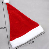 High Quality Plush Christmas Hats For Adult Children Xmas Caps Chiristmas Party Supplies Hat 2018 Christmas Decorations For Home