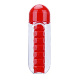2 in 1 Pill Box Water Bottle