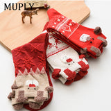 Santa Claus Deer Socks