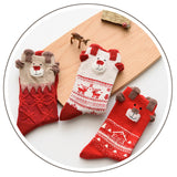 Santa Claus Deer Socks