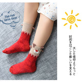 Santa Claus Deer Socks