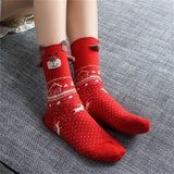 Santa Claus Deer Socks