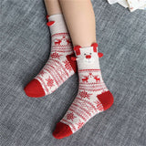 Santa Claus Deer Socks