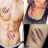 Bloody Scar Tattoos