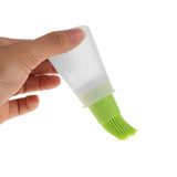 Portable Silicone Oil Bottle With Brush Baking BBQ Basting Brush Pastry Oil Brush Kitchen Baking Honey Oil barbecue Tool Gadgets