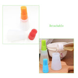 Portable Silicone Oil Bottle With Brush Baking BBQ Basting Brush Pastry Oil Brush Kitchen Baking Honey Oil barbecue Tool Gadgets