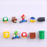 3D Mario Fridge Magnets