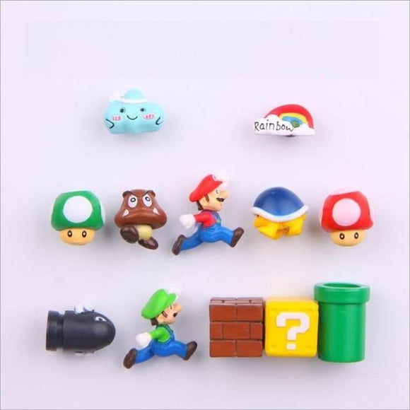 3D Mario Fridge Magnets