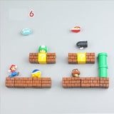 3D Mario Fridge Magnets