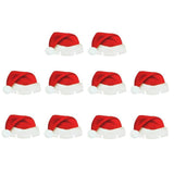 10Pcs/lot Christmas Santa Hat Place Cards