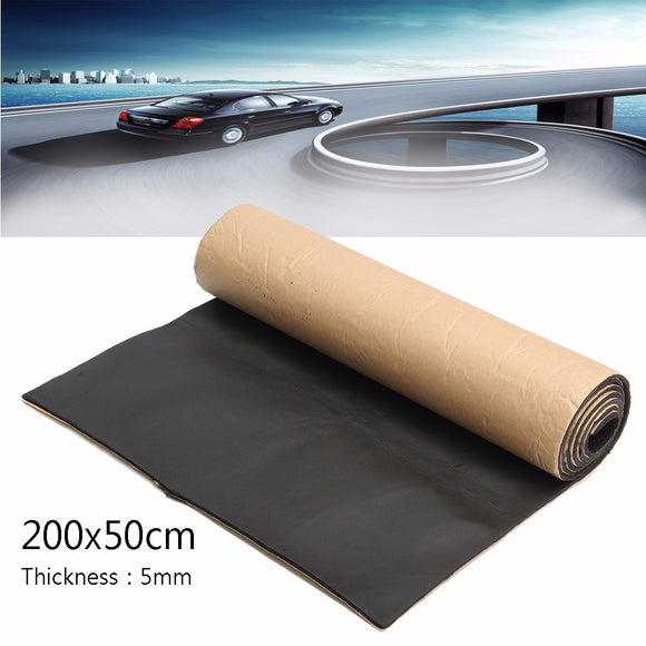 1 Roll 200X50cm 36sqft Car Auto Sound Deadening Cotton Heat Insulation Pad  Foam Material Automobiles Interior Accessories