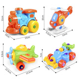 Kids Toy Vehicles Screw Nut Assembly