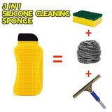 3-in-1 Ultimate Silicone Sponge