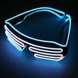 Double Color Glow LED Glasses